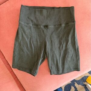 Groceries - Women’s charcoal grey organic cotton bike shorts small nwot